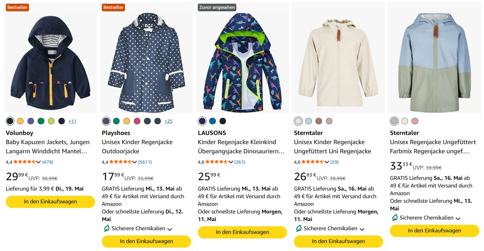 die wichtigsten produktinfos in der vorschau