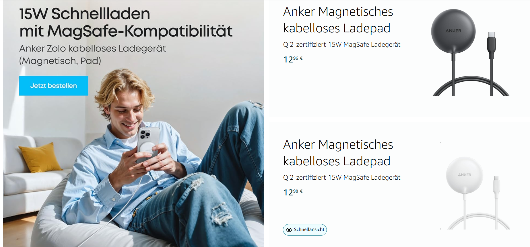 Mittelgroße Produktkacheln mit benutzerdefiniertem Text