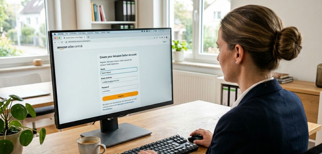 anmeldung bei seller central