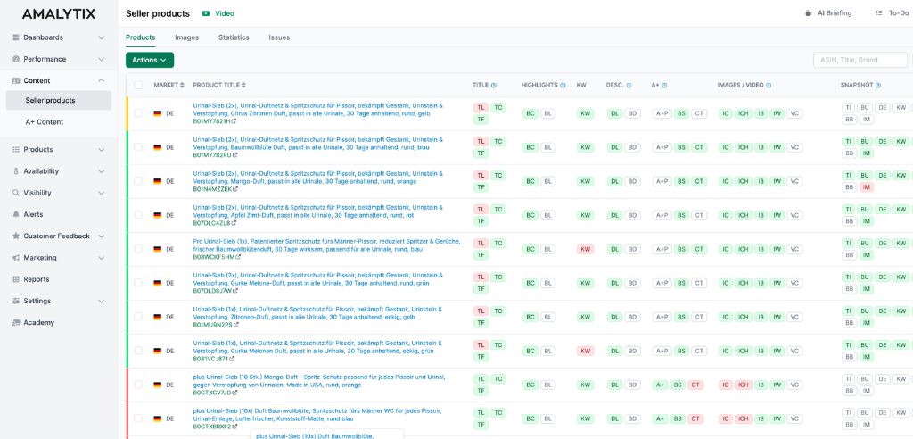 content liste überwachung optimierung seo tool