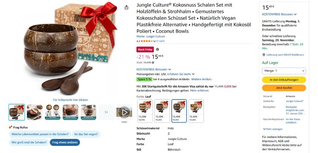 bei eigenmarkenbesitzern gibt es keine alternativen kaufoptionen unterhalb der buybox