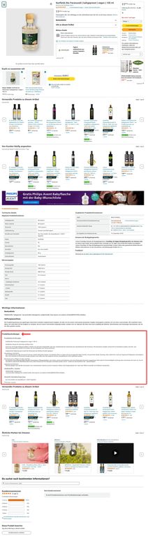 Amazon Produktbeschreibung Beispiel