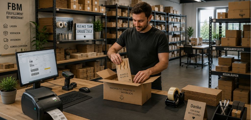 sendungen am packtisch fertigstellen bei eigenversand