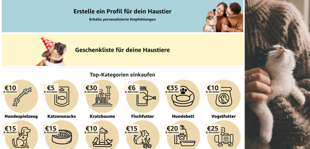 preisgünstiger tierbedarf auf amazon