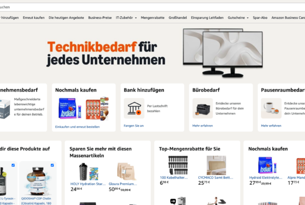 auf Amazon Business verkaufen