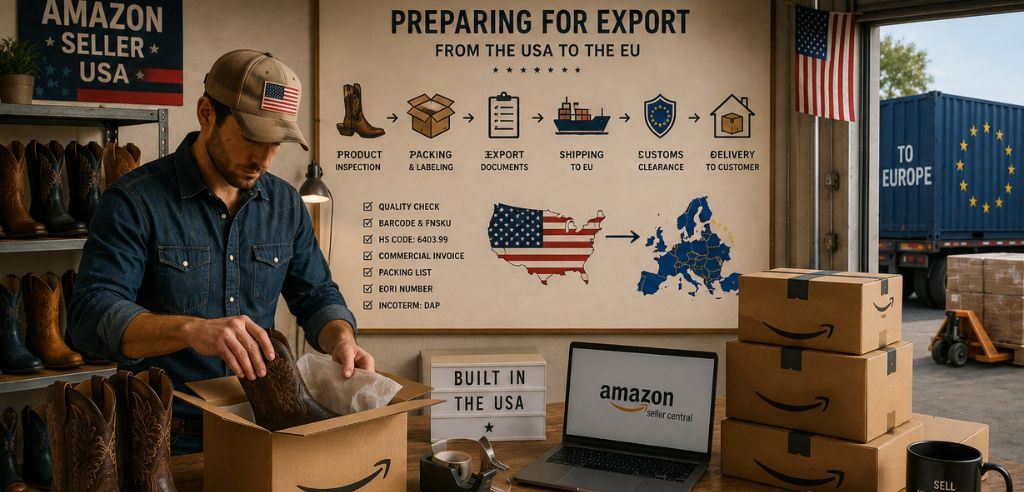 prepare export items for international trade