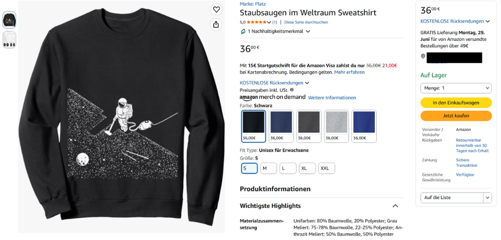 designs kunstwerke merchandise auf kleidung drucken lassen