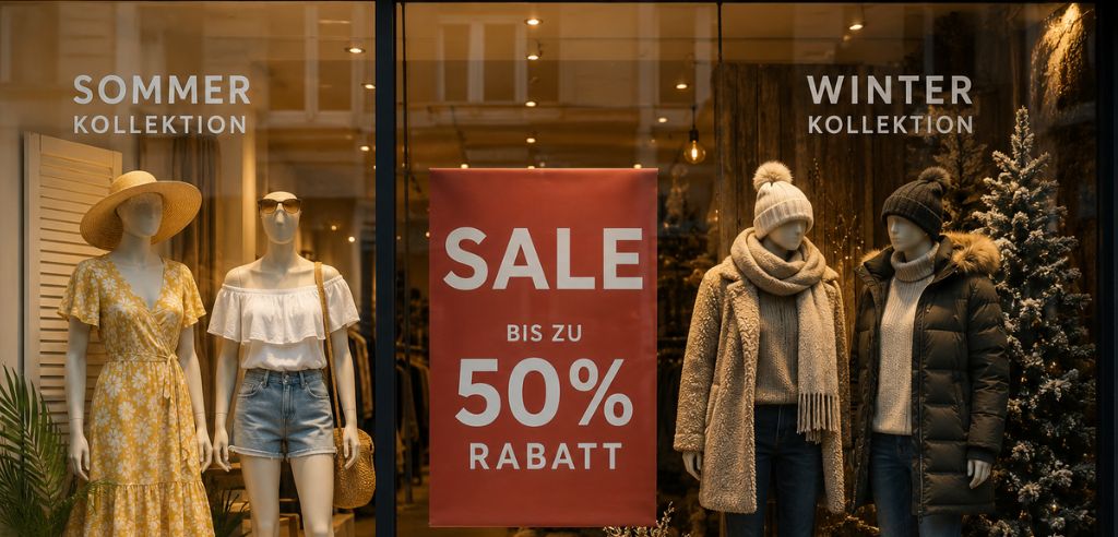 rabatt zum saisonende übergangszeit