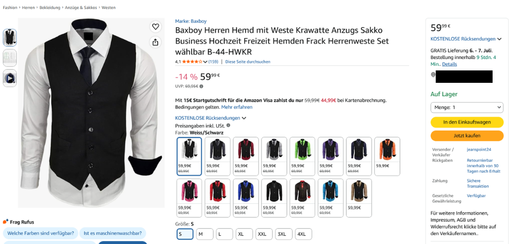 bundle mit mehreren varianten child-parent-asins