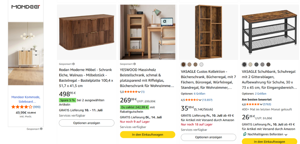 möbel aus holz verkaufen holzarten und designs