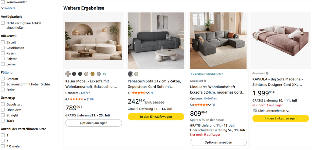 boneless couch sofa schaumstoff bequem weich