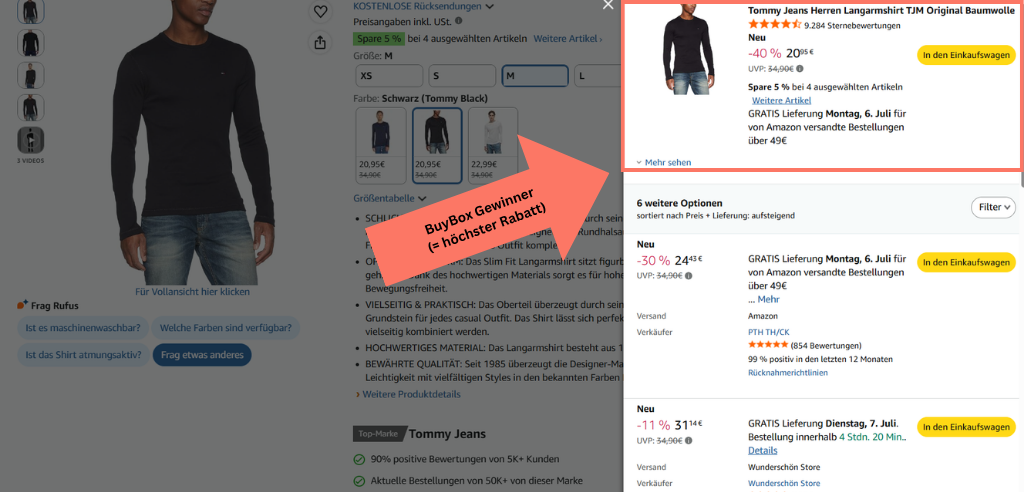 weitere verkäufer von markenware auf amazon