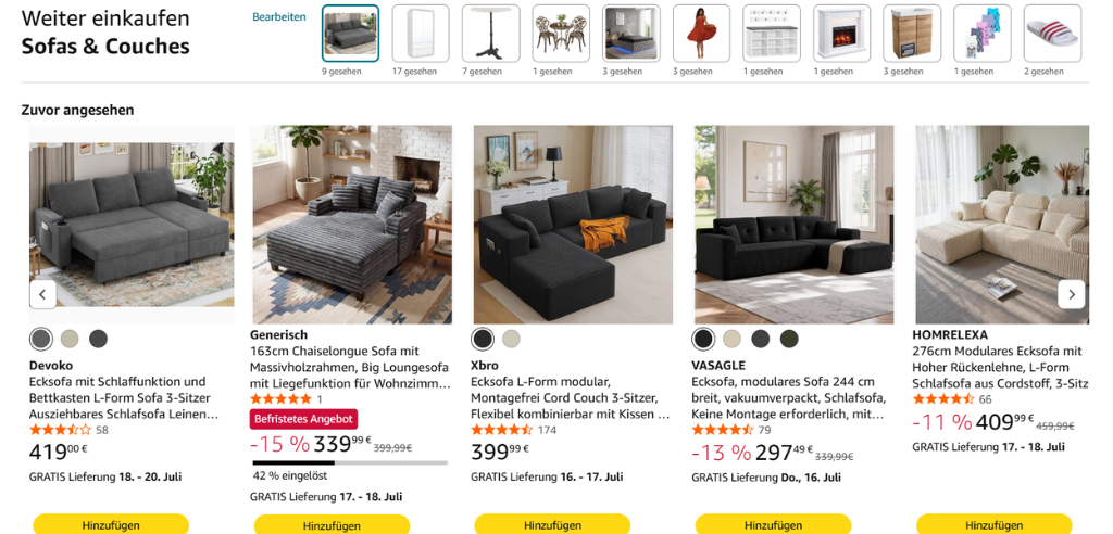 Wie du als Seller für Möbel auf Amazon Wellen schlägst